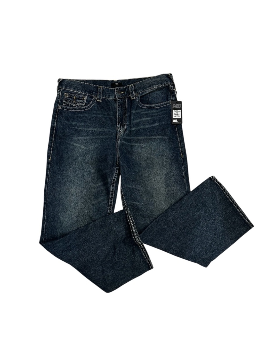 true religion men’s nightcap dark wash vinny sn flap jeans